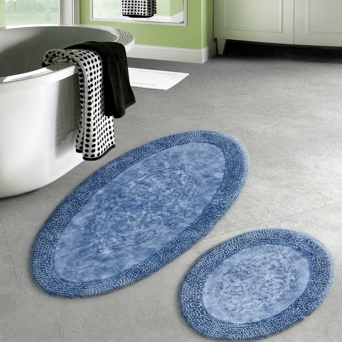 Mijölnir Juego de alfombrillas de baño Azul Mijölnir Juego de alfombrillas de baño Azul